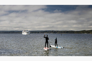 Vater-und Sohn- Ausflug auf den Ammersee