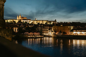 Prague by night