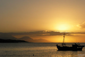 La mer en feu