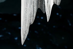 in der Gletschergrotte in der Gletschergrotte