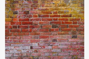 Backsteinmauer