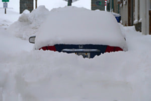 Schneefall in Quebec