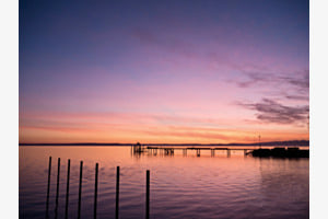 Blaue Stunde am Bodensee 