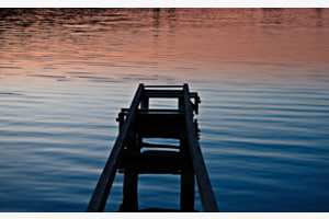 Abendstille am See