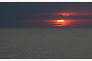Sonnenuntergang Sizilien