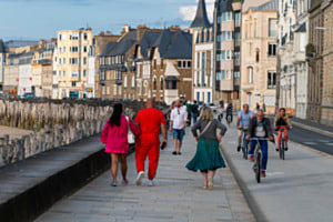 Strandpromenade Saint Malo