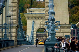 Bridge from Pest to Buda (Kettenbrücke Budapest, Ungarn) Bridge from Pest to Buda (Kettenbrücke Budapest, Ungarn)