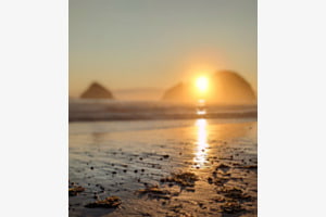 Sonnenuntergang an der Oregon Coast