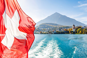 Spiez und Niesen im Herbst