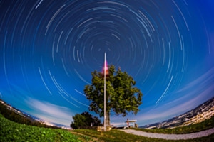 Chutzen (Belpberg) bei Vollmond