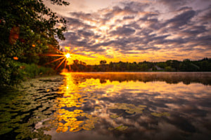 Sonnenaufgang Burgaeschisee