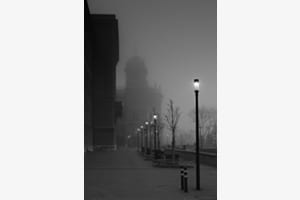 Fog at Bundeshaus in the Morning
