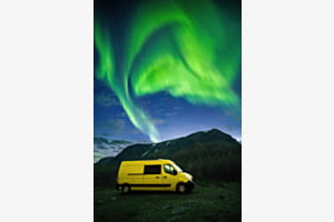 Polarlichterlebnis im Camper