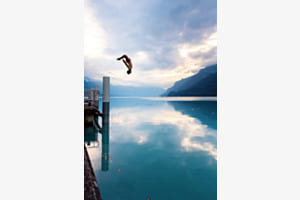 Backflip bei Tagesanbruch Backflip bei Tagesanbruch