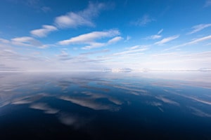Wolkenspiegelung