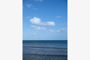 Wolken und Meer