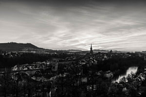 Bern nach Sonnenuntergang
