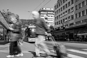 Auf dem Weg zum Bahnhof
