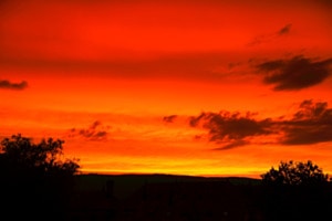 coucher de Soleil rouge coucher de Soleil rouge