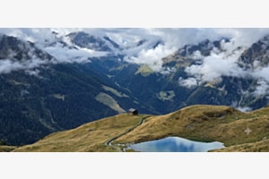 "Lonely Hut in the Mountains"