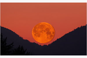 Coucher de soleil à Eschert