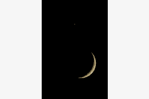 Mond mit Venus