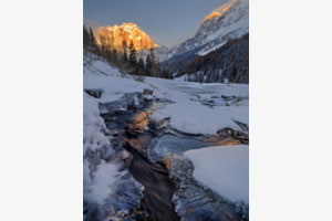 frozen water