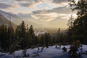 Banff im Abendlicht Banff im Abendlicht