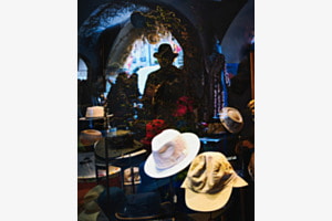The man and the hat shop