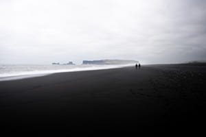 Walking on the Black Beach Walking on the Black Beach