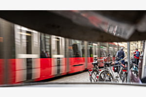 Spezielle Perspektive....Berner Tram