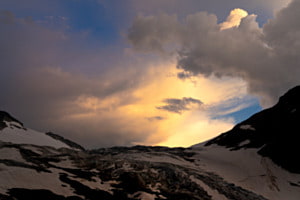 Abendstimmung am Triftgletscher Abendstimmung am Triftgletscher