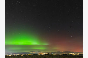 Nordlicht über Steffisburg