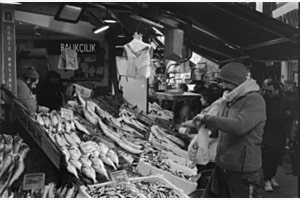 Fischhändler in Kadiköy, Istanbul