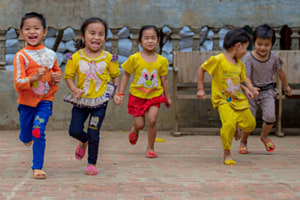 kindern in Vietnam