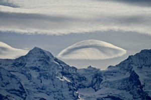 Schirm über dem Joch 
