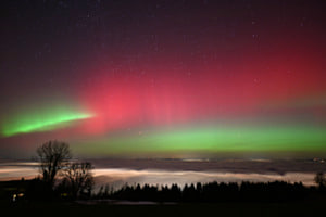 Polarlichtzauber am Bodensee Polarlichtzauber am Bodensee