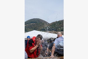 Cooling off before the fight