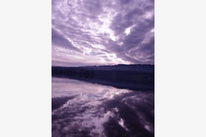Lila Wolken