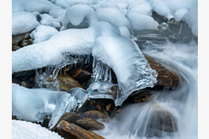 Eis Schnee Wasser