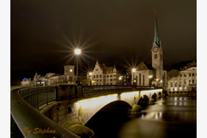 Zürich bei Nacht Zürich bei Nacht