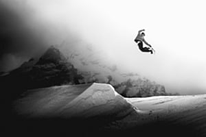 Flying into the clouds! Flying into the clouds!