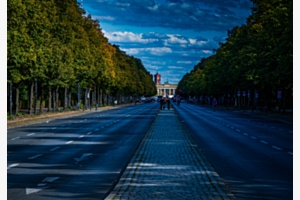 Leere Strassen von Berlin Leere Strassen von Berlin