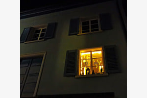 Weihnachtlicher Blick nach oben Weihnachtlicher Blick nach oben