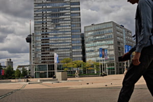 Ins Foto gelaufen