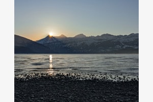 Sonnenaufgang Thunersee