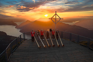 Sonnenuntergang Fronalpstock