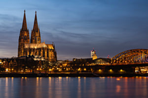 Kölner Dom mit Hohenzollnerbrücke Kölner Dom mit Hohenzollnerbrücke