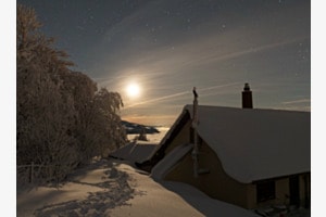 Raquette à la montagne de Montoz