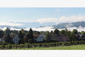 vin de berne avec nuages